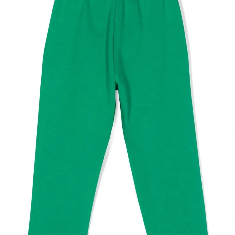 Брюки с вышитым логотипом