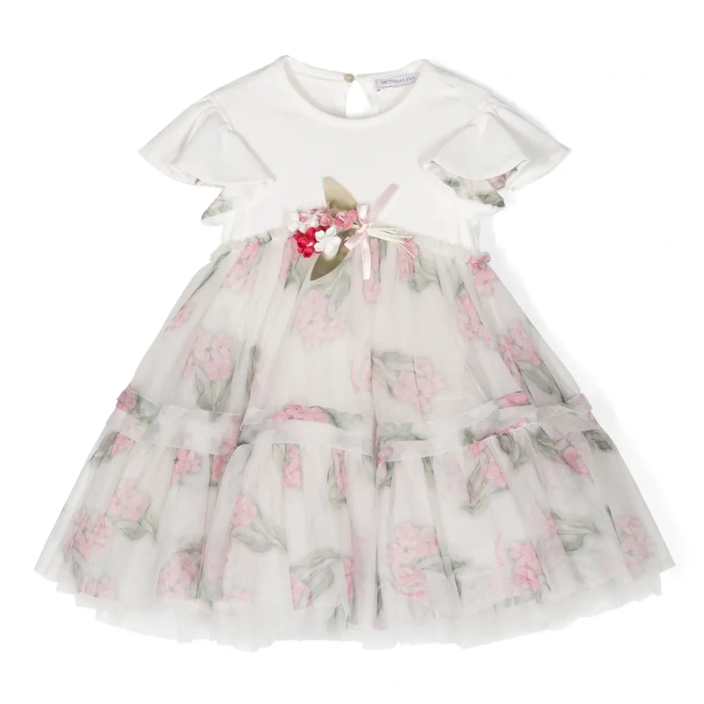 Платье из тюля с оборками