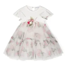 Платье из тюля с оборками