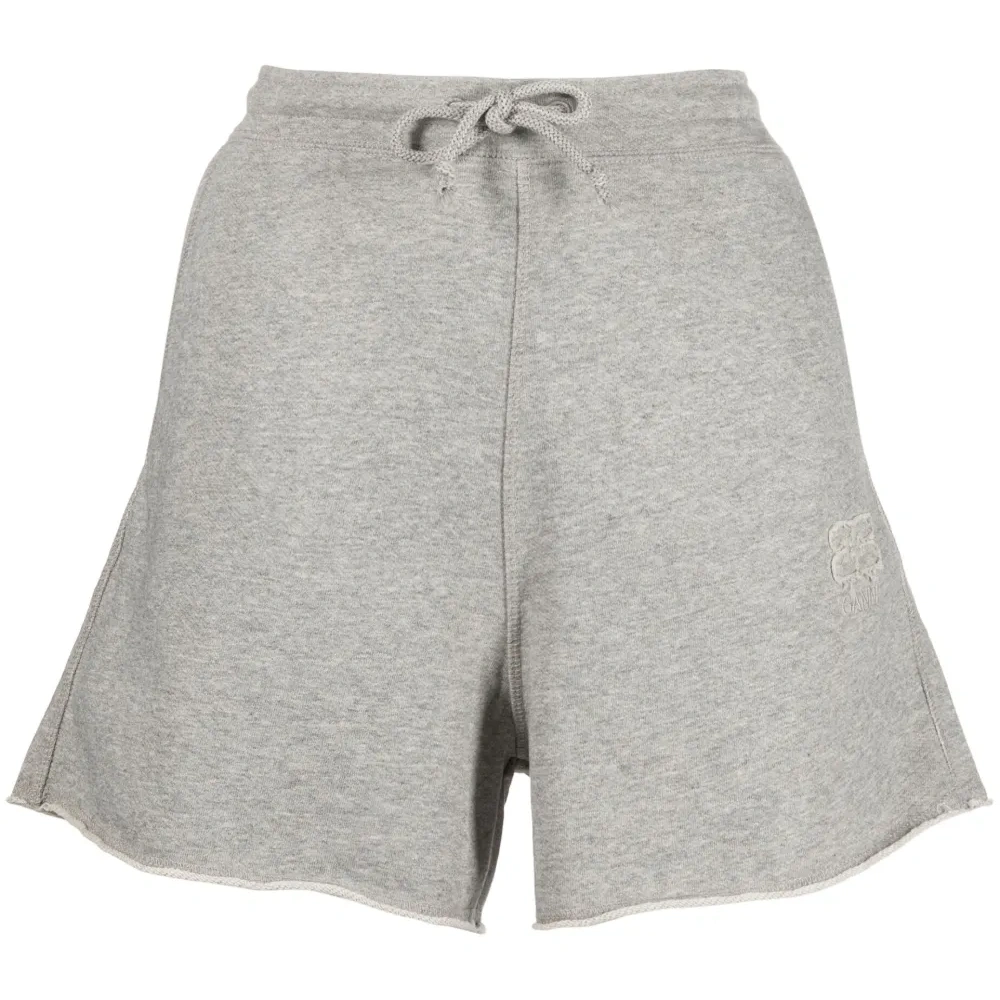 Шорты с кулиской и вышитым логотипом