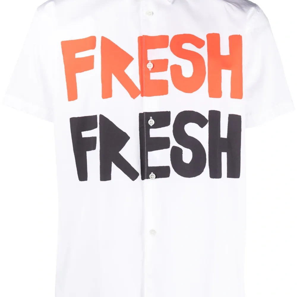 Рубашка с графичным принтом