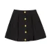 Юбка на пуговицах со складками
