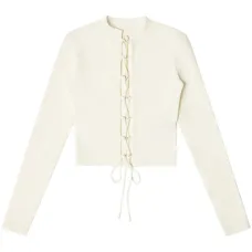 Укороченный топ со шнуровкой