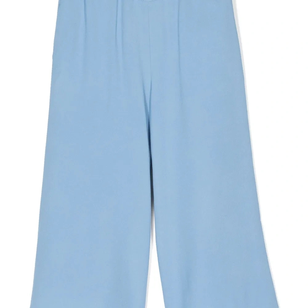 Широкие брюки с эластичным поясом