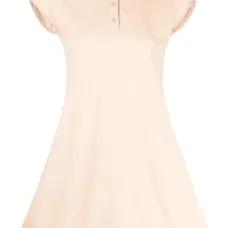 Платье с контрастной отделкой