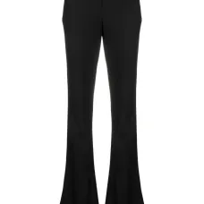 Шерстяные брюки с завышенной талией