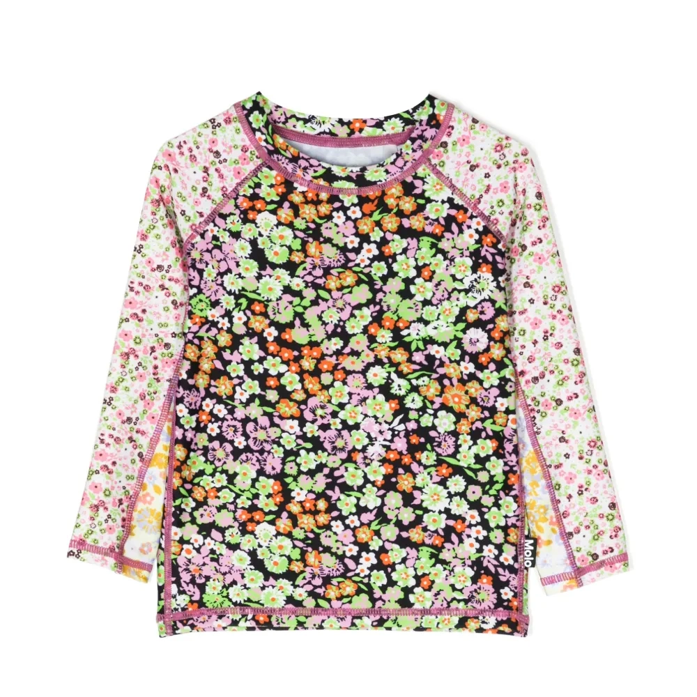 Топ для плавания с цветочным принтом