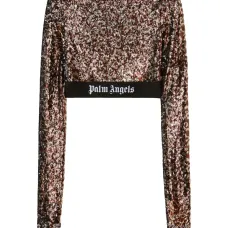 Укороченный топ с логотипом