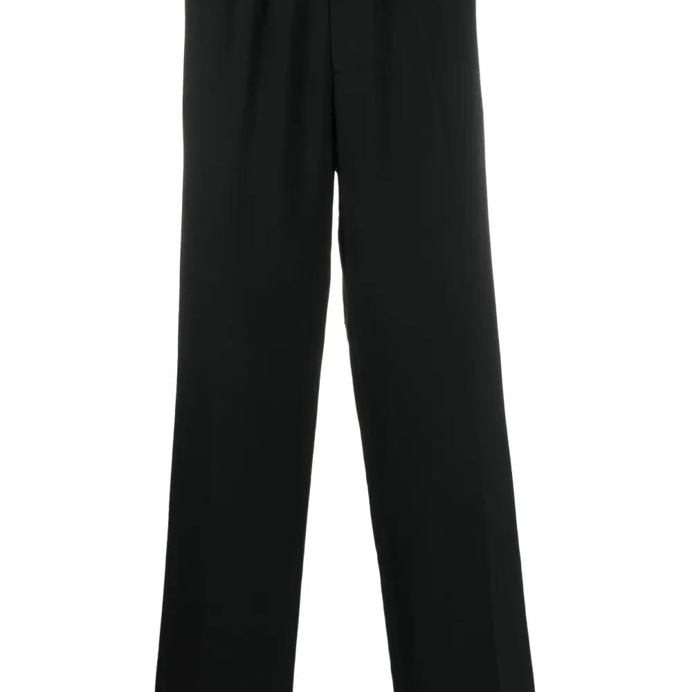 Широкие брюки с эластичным поясом