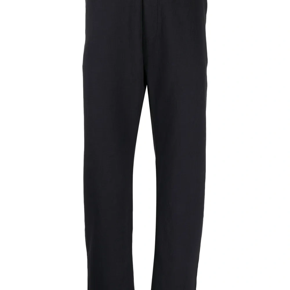 Креповые брюки прямого кроя