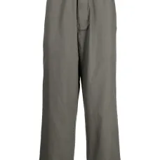 Брюки с эластичным поясом и нашивкой-логотипом