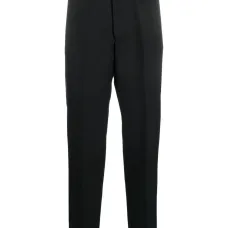 Зауженные брюки со штрипками Зауженные брюки со штрипками