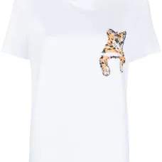 Футболка с вышивкой бисером