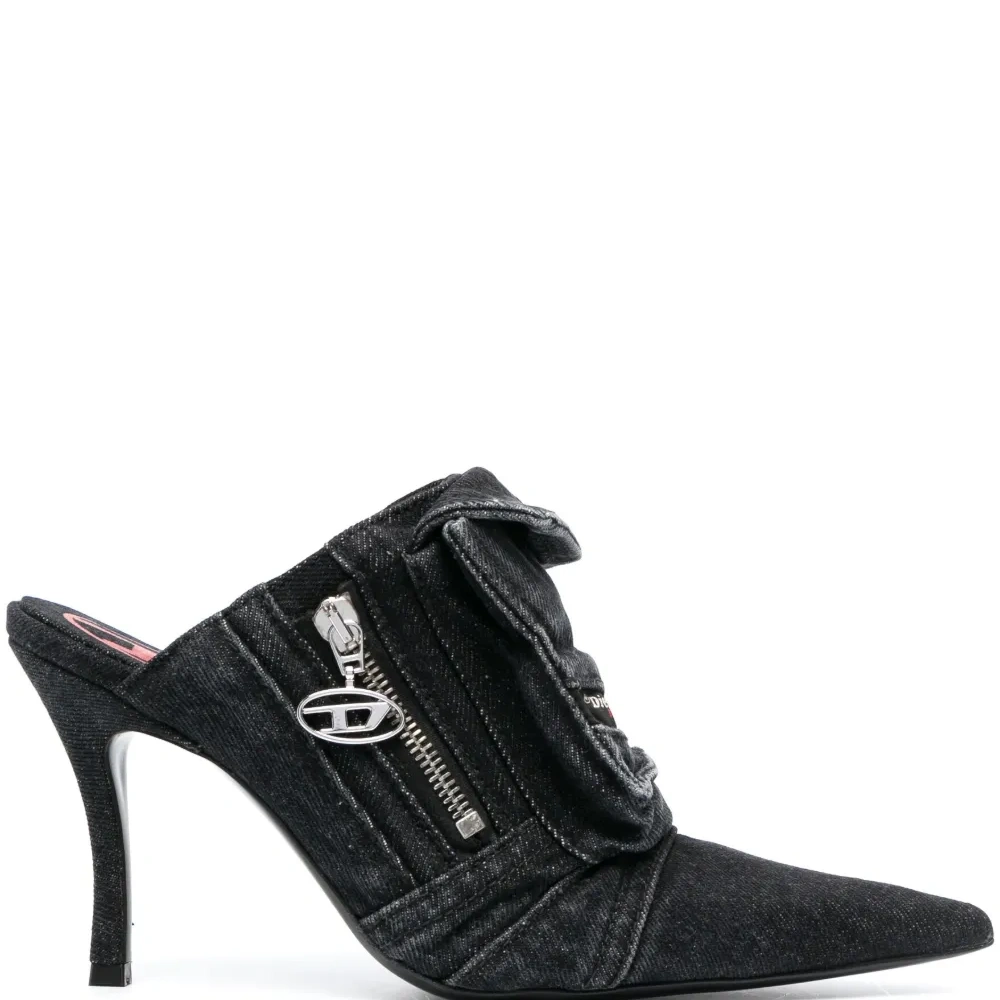 Джинсовые мюли D-Venus Pocket 100