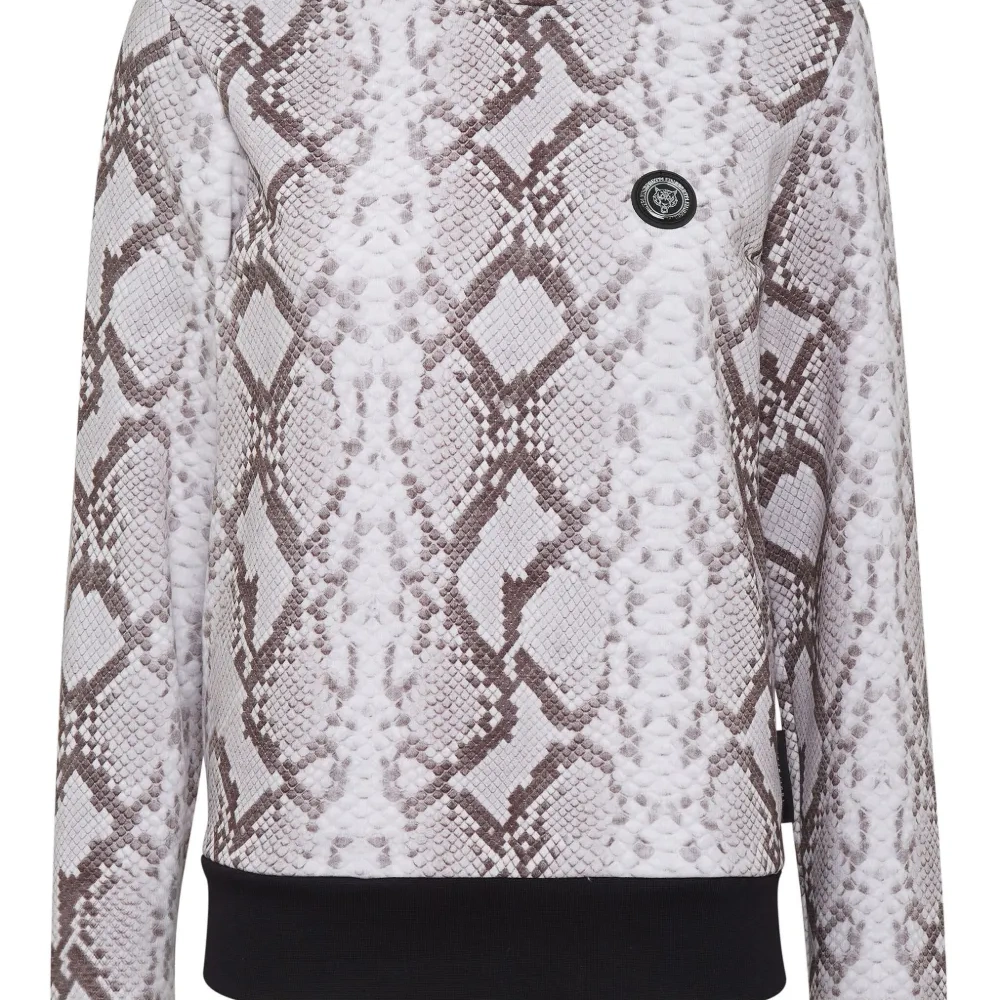 Худи со змеиным принтом и нашивкой Tiger