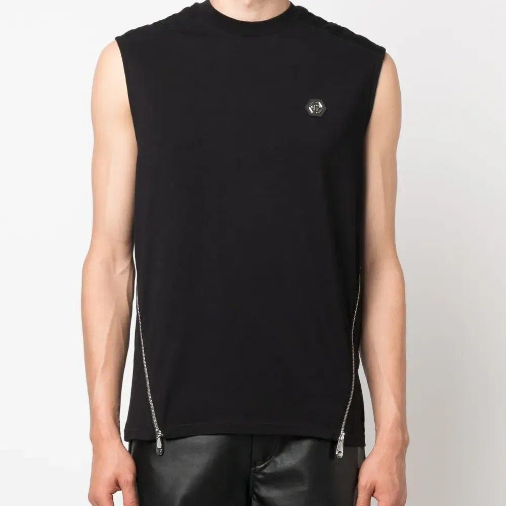 Стеганый топ Hexagon с молнией