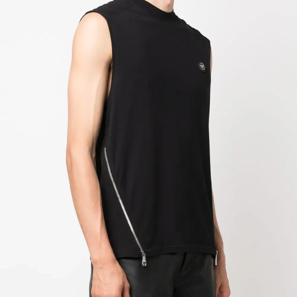 Стеганый топ Hexagon с молнией