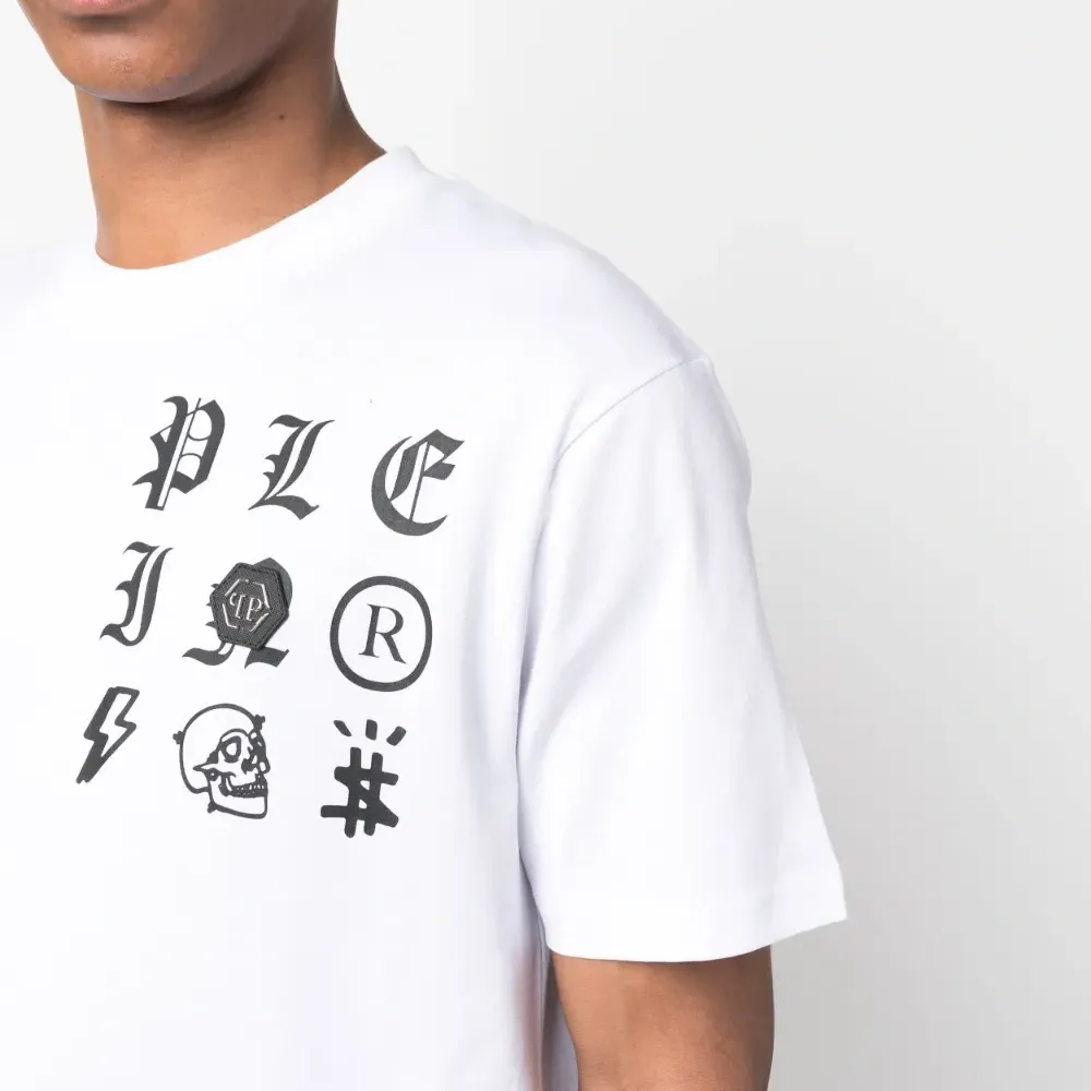 Футболка Gothic Plein с логотипом