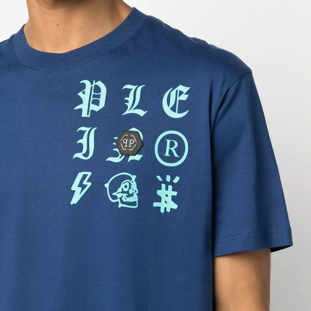 Футболка Gothic Plein с логотипом