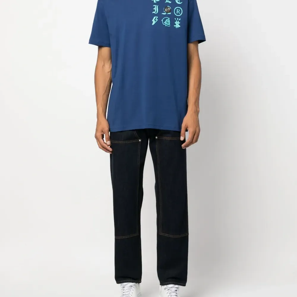 Футболка Gothic Plein с логотипом