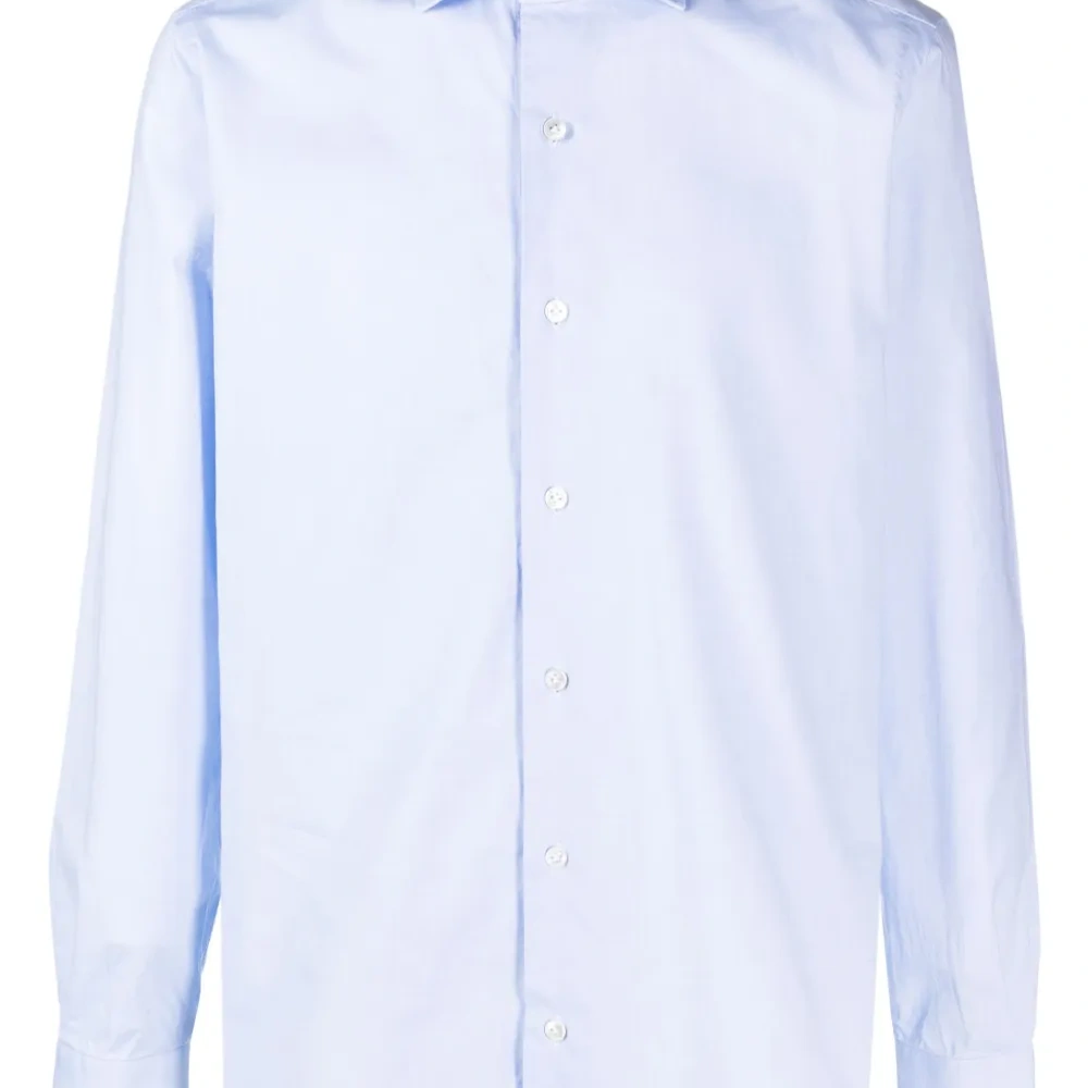 Рубашка с отложным воротником