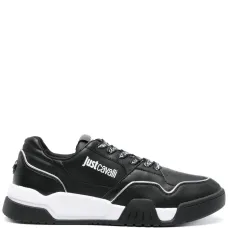 Кроссовки с эффектом металлик и логотипом