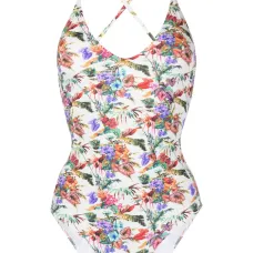 Купальник Mara с U-образным вырезом и цветочным принтом