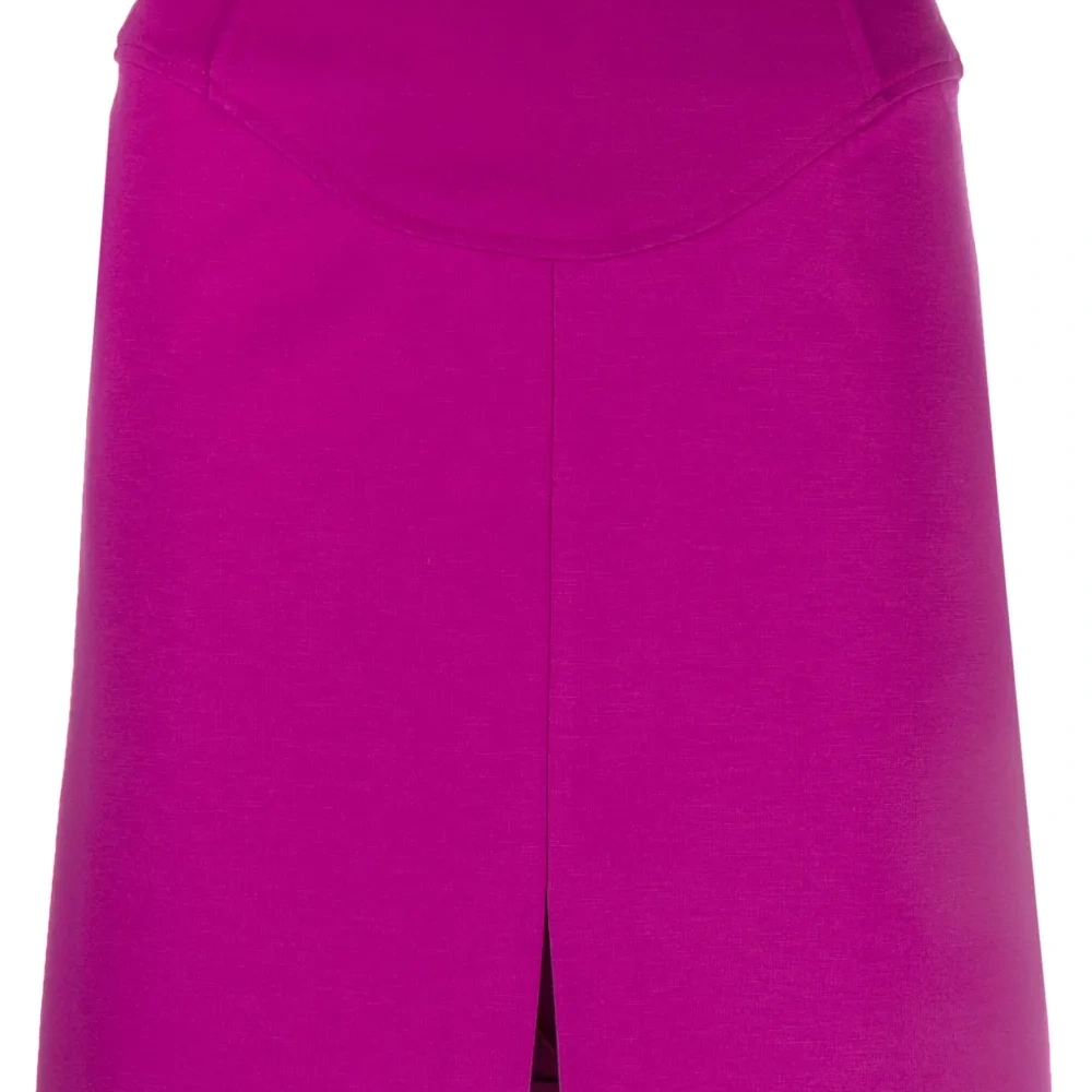 Юбка с завышенной талией и вставками Юбка с завышенной талией и вставками