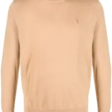 Джемпер с вышитым логотипом