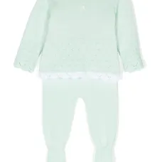 Трикотажный комплект из топа и брюк