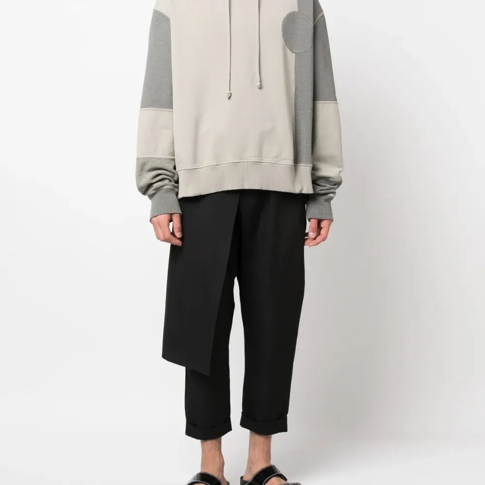 Укороченные многослойные брюки