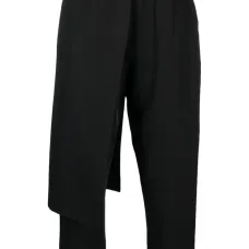 Укороченные многослойные брюки