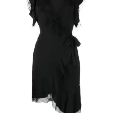 Платье мини с драпировкой