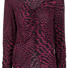 Блузка с длинными рукавами и логотипом Блузка с длинными рукавами и логотипом