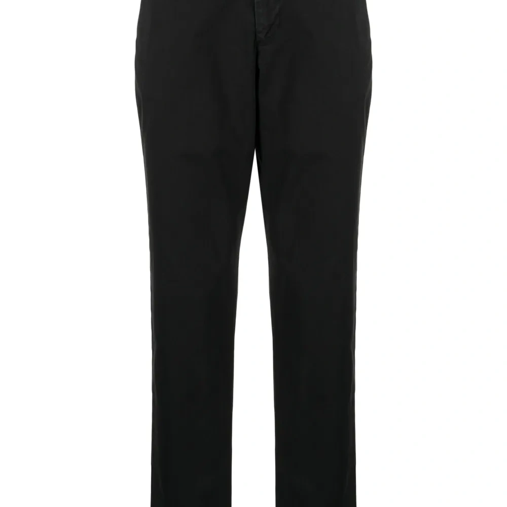 Твиловые брюки с вышивкой