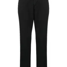 Твиловые брюки с вышивкой