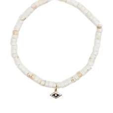 Браслет Evil Eye из желтого золота с бусинами Браслет Evil Eye из желтого золота с бусинами