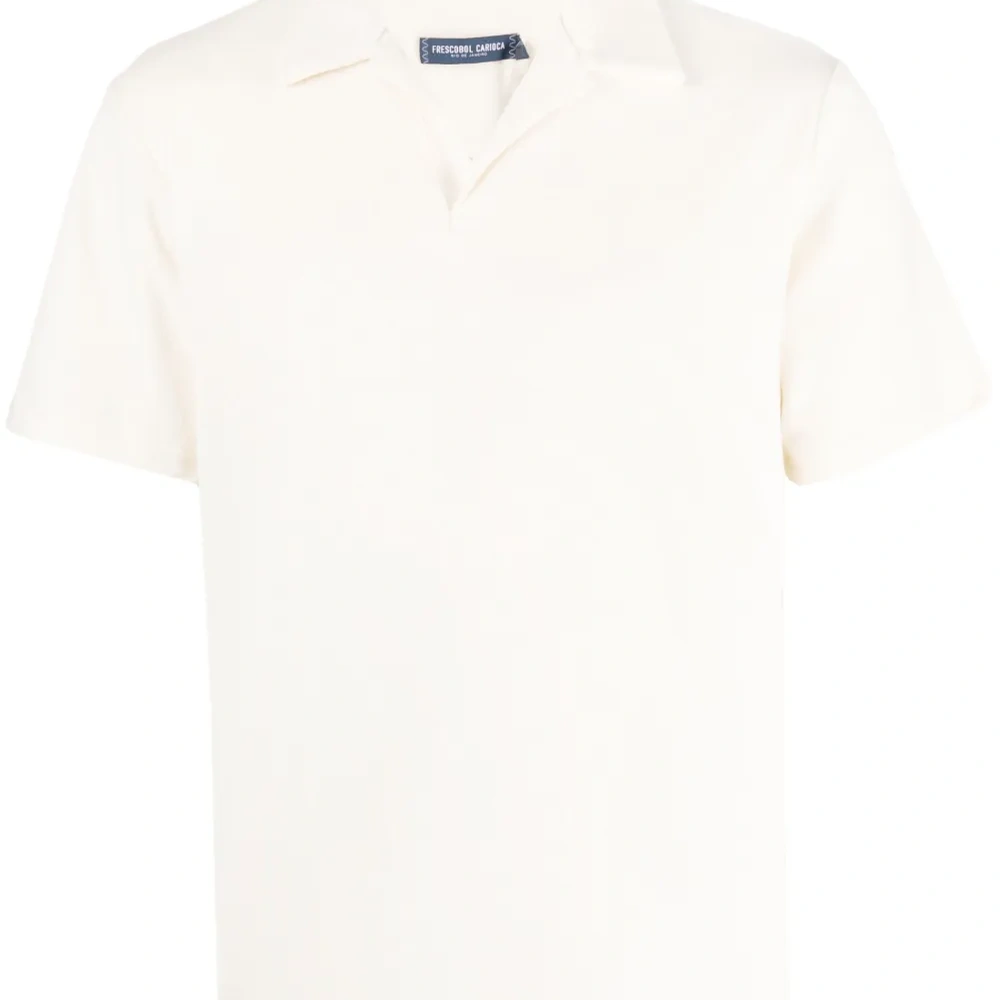 Махровая рубашка поло с короткими рукавами