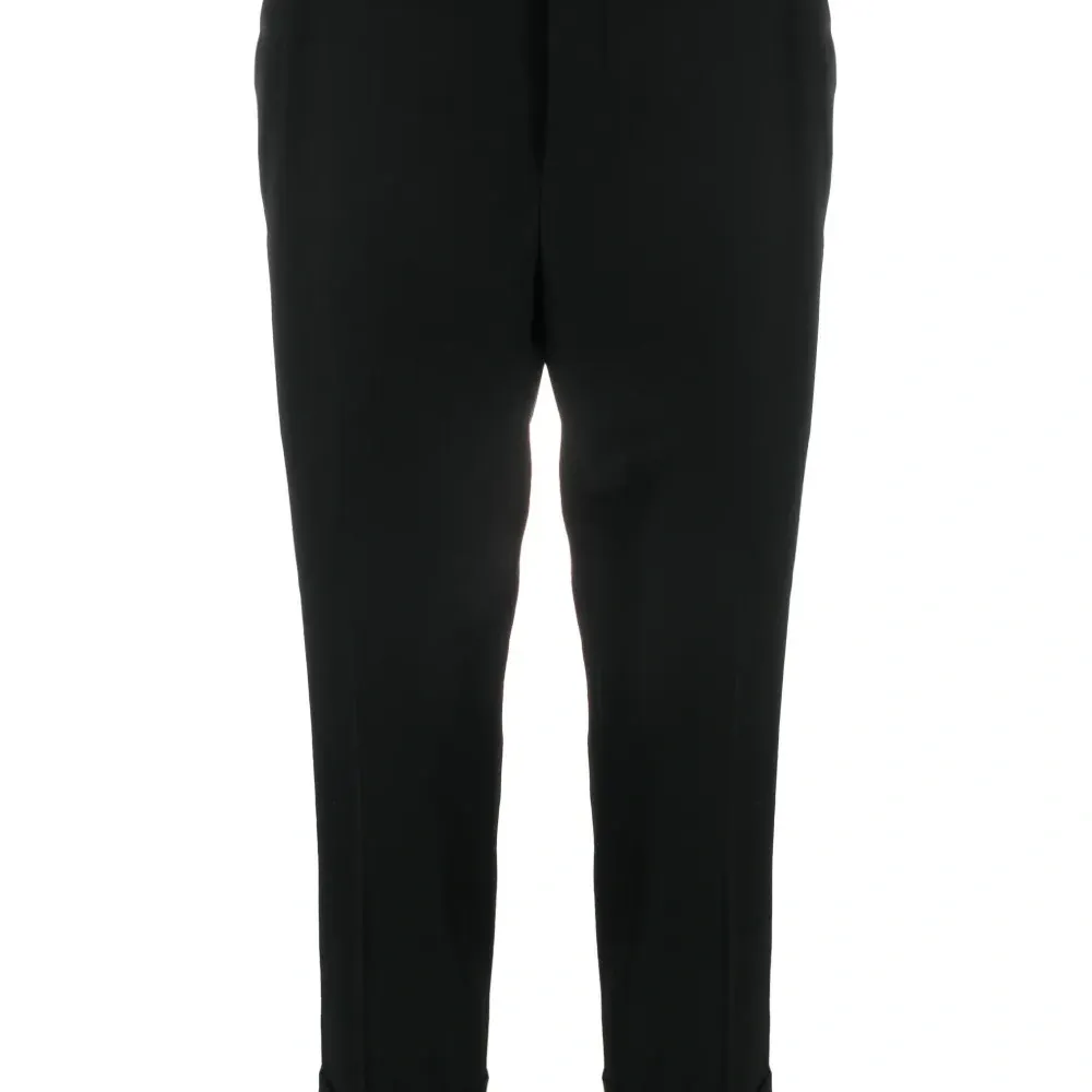 Укороченные брюки прямого кроя