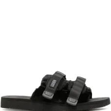 Шлепанцы Moto с нашивкой-логотипом Шлепанцы Moto с нашивкой-логотипом