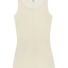 Топ без рукавов с U-образным вырезом