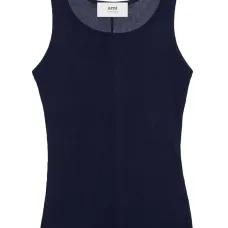 Полупрозрачный топ без рукавов