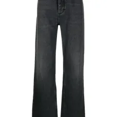 Прямые джинсы средней посадки