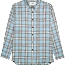 Клетчатая рубашка с длинными рукавами