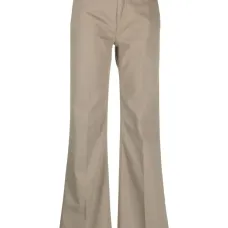 Расклешенные брюки с завышенной талией