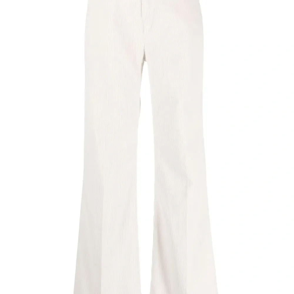 Расклешенные вельветовые брюки