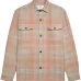 Шерстяная куртка-рубашка в клетку