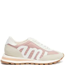 Кроссовки с нашивкой-логотипом