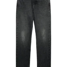 Прямые джинсы с нашивкой-логотипом