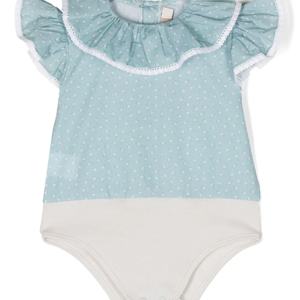 Боди с цветочным принтом